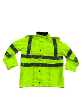 Hi Viz Vis Lightweight Reflective Traffic Overcoat Walking Recovery LW11AN