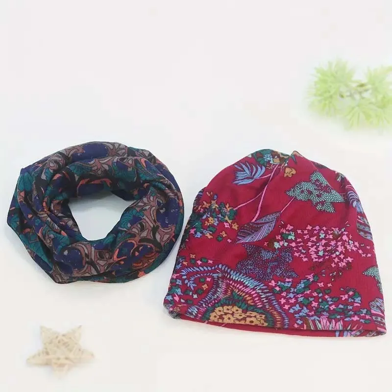 2-Pack Bohemian Print Neck Gaiter Set