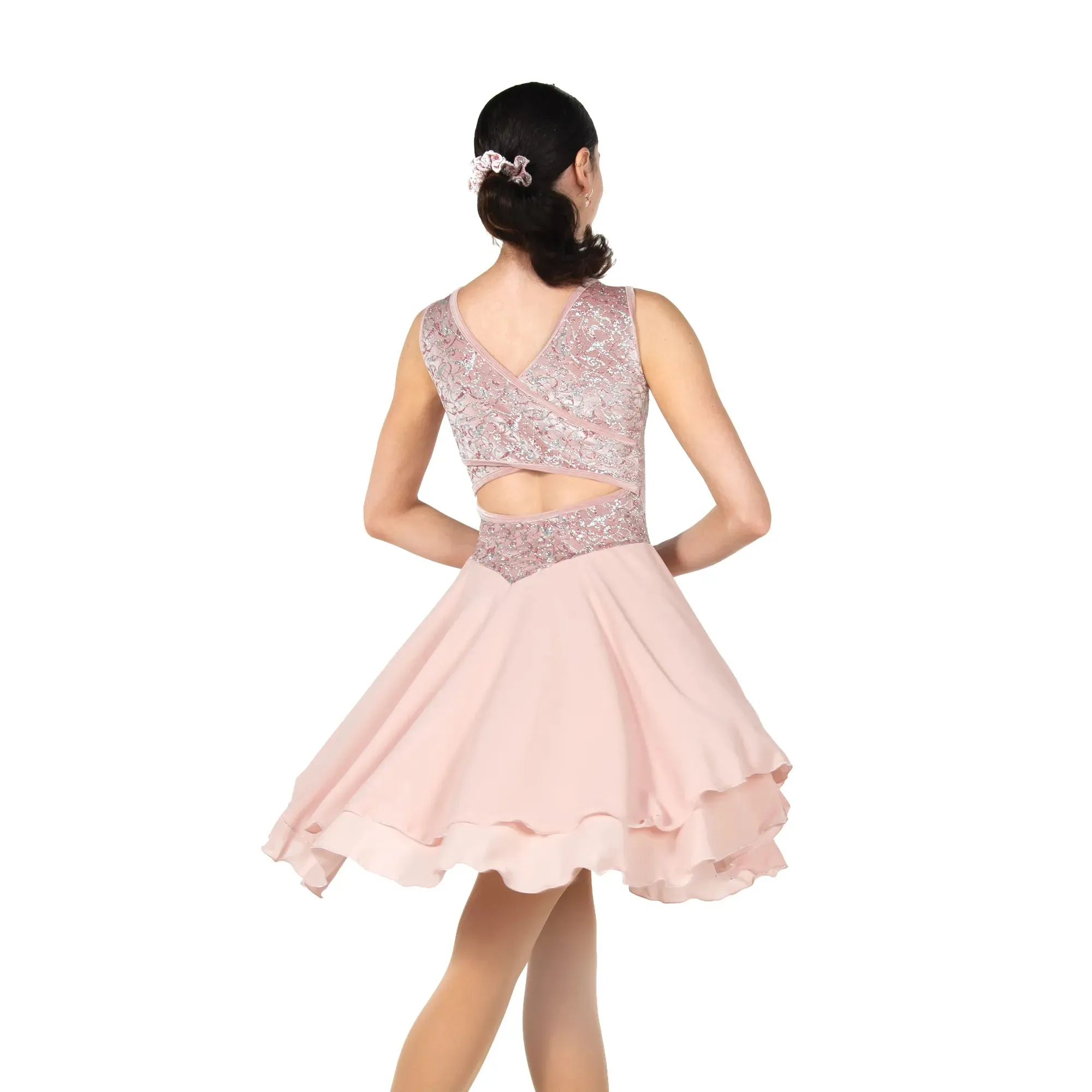 205 Figure Skating Blush Ballgown Dress