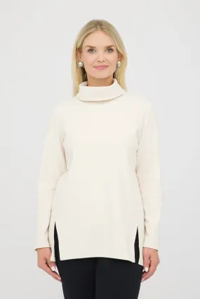 28" Slit Turtleneck Tunic