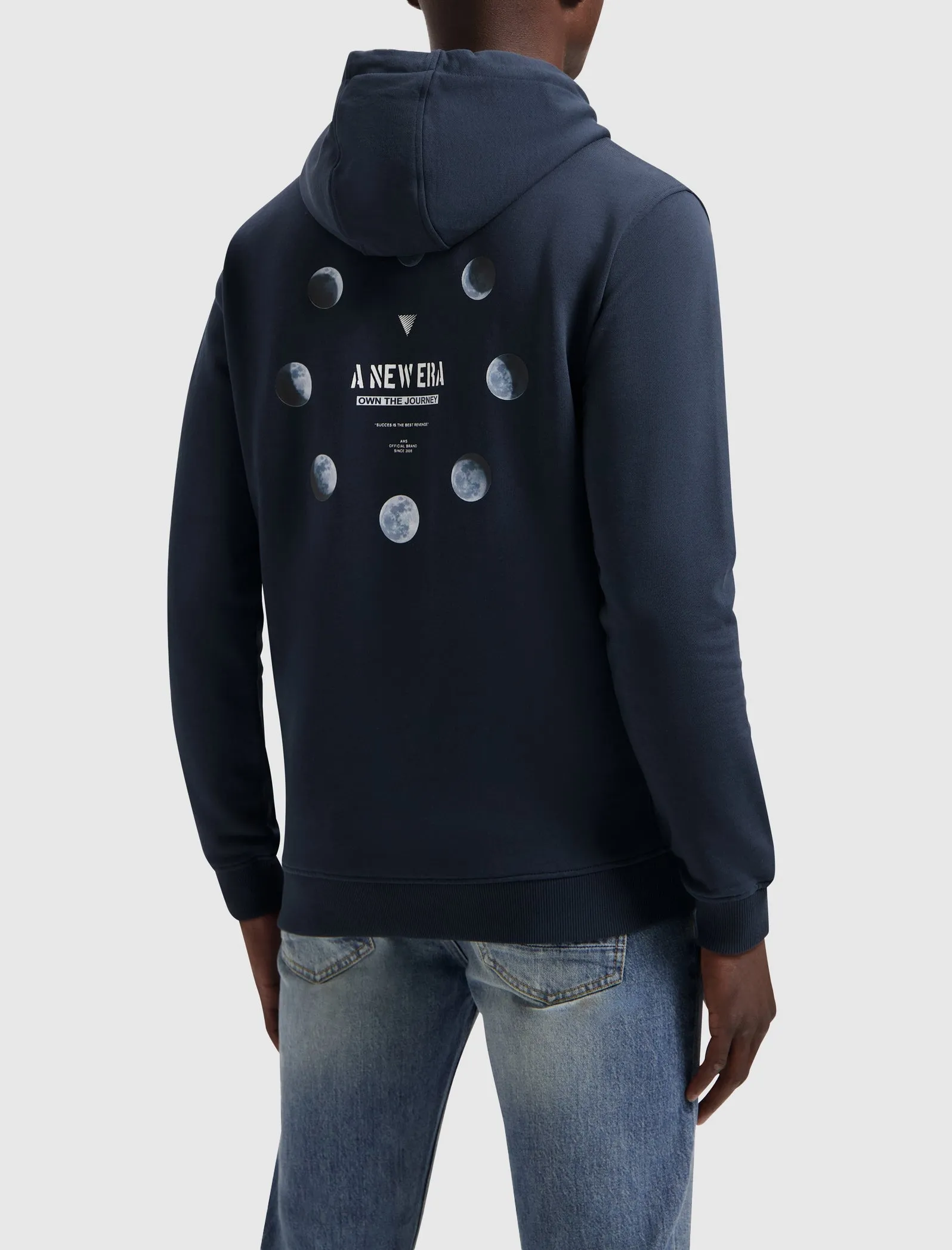 A New Era Moon Hoodie | Navy