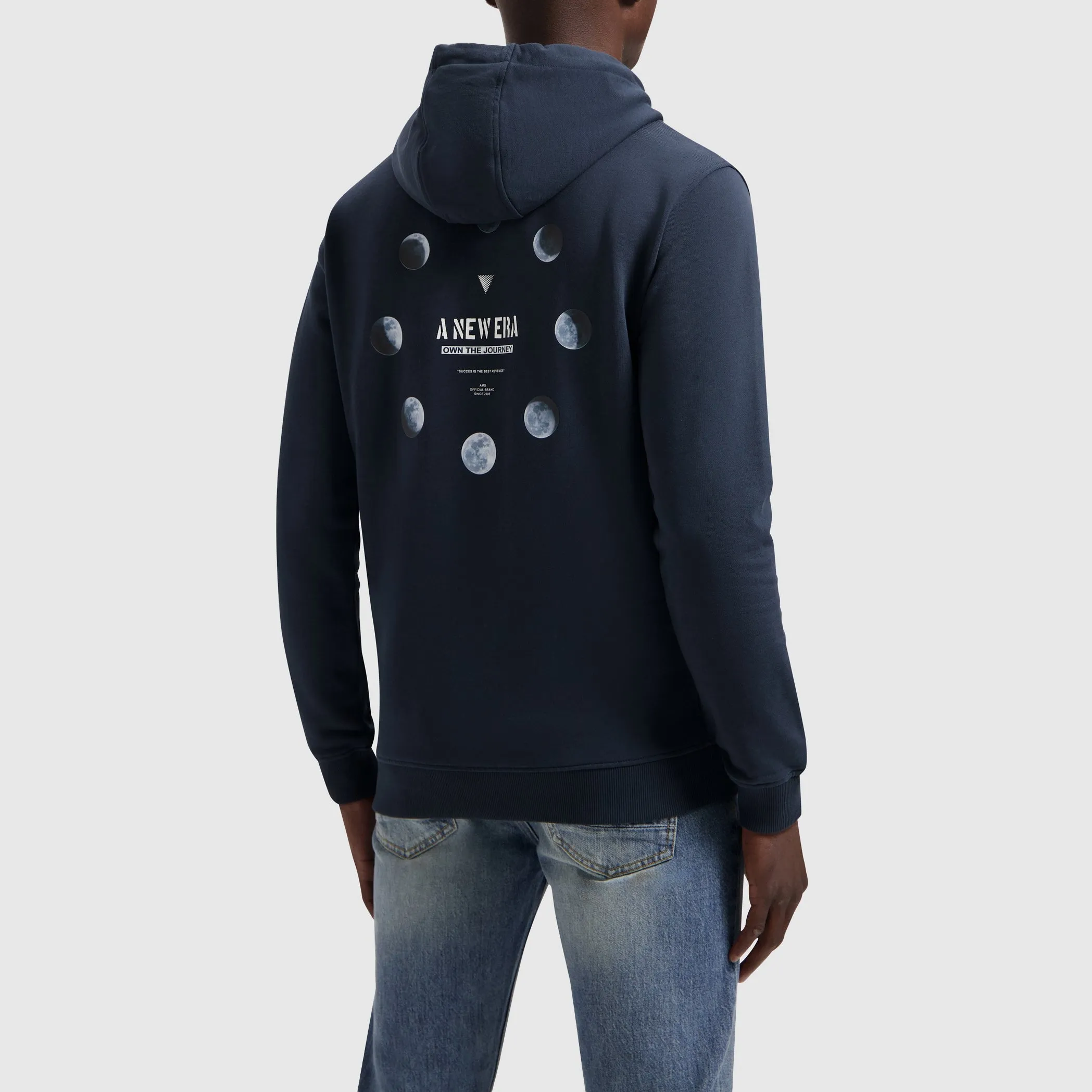 A New Era Moon Hoodie | Navy