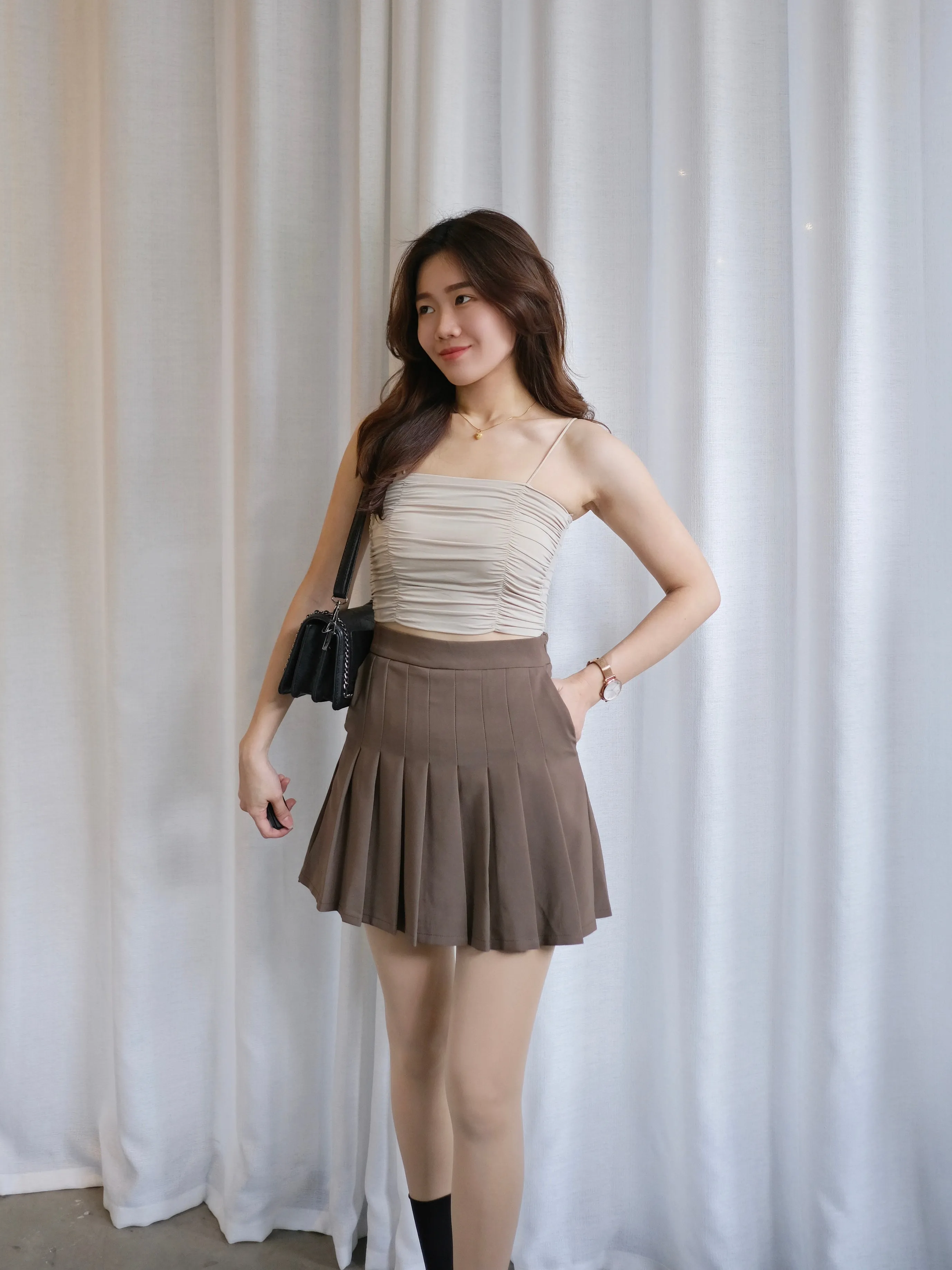 ACEWIN Pleated Mini Skirt (Size S-L) 601290