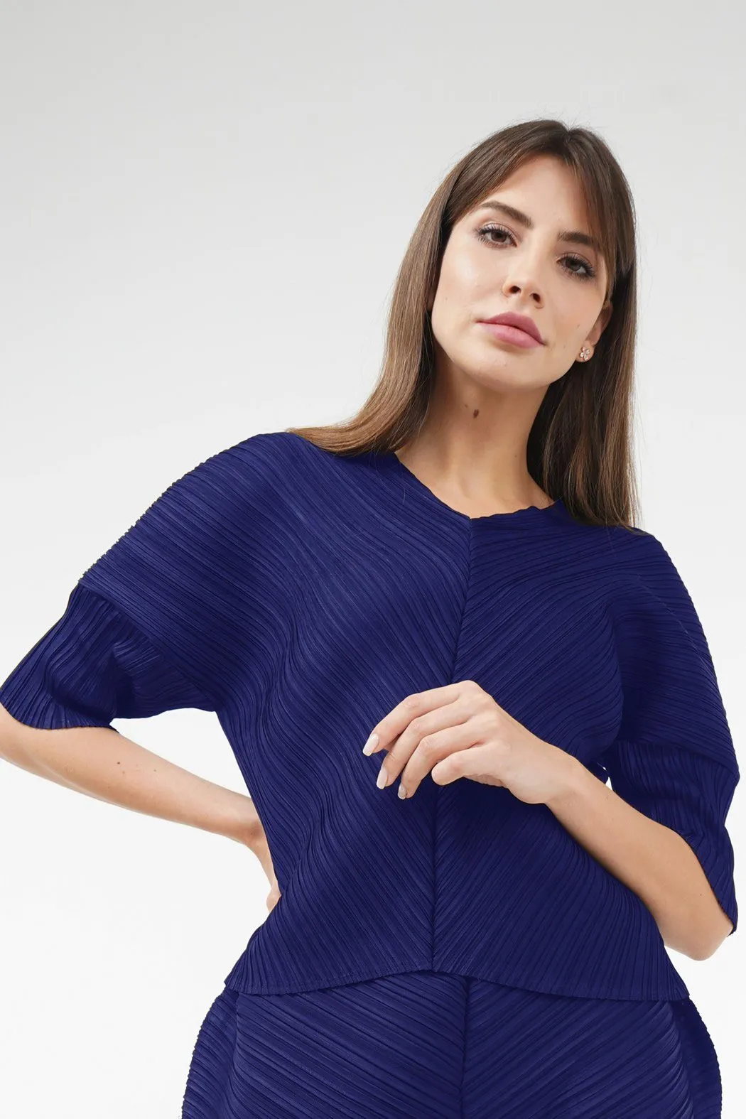 Aline V-Neck, 3/4 Sleeve Top