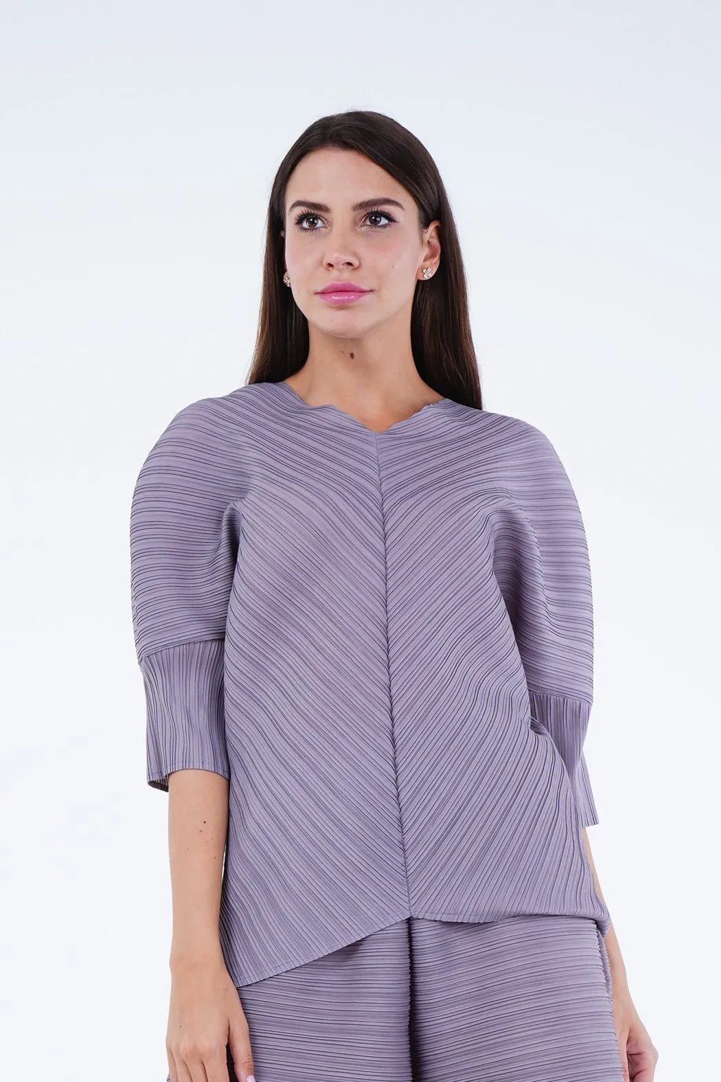 Aline V-Neck, 3/4 Sleeve Top