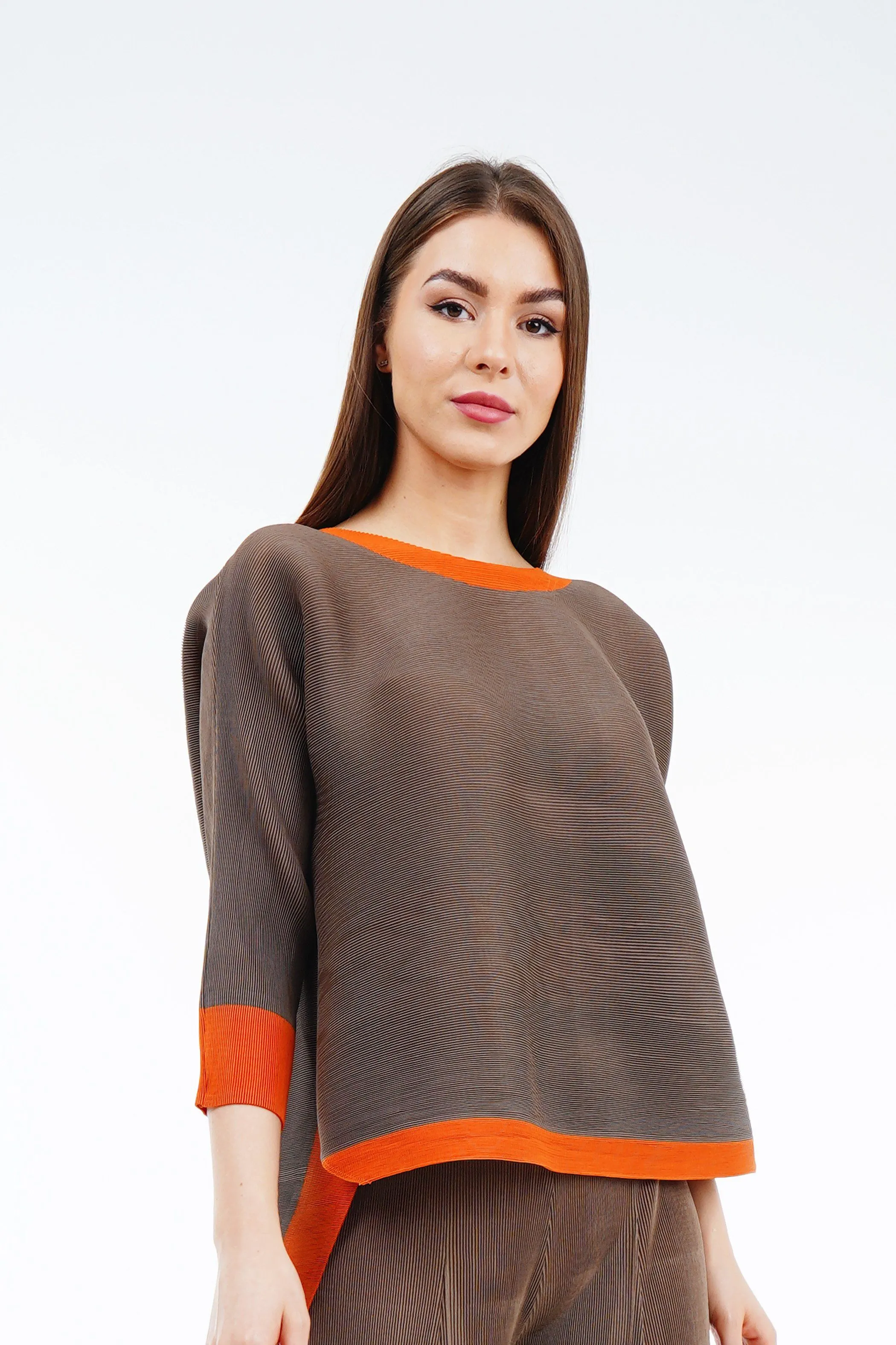 Angeline Crew Neck Long Sleeve Top