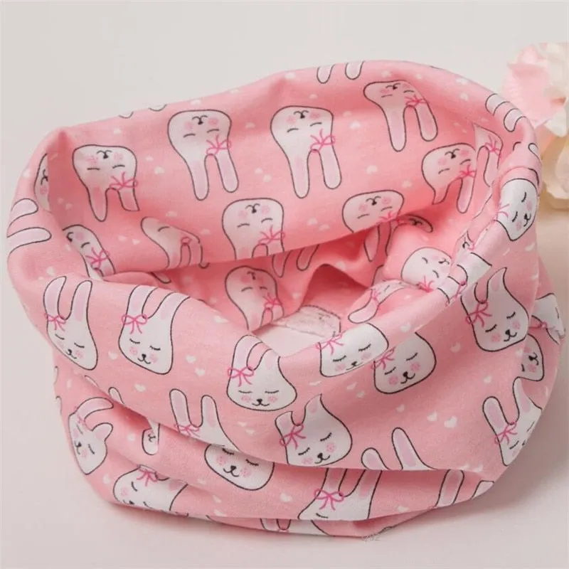 Autumn Kids Scarf Cotton Baby Scarf Winter Spring Boys Girls Scarves Infant Neck Ring Collar Children Neckerchief