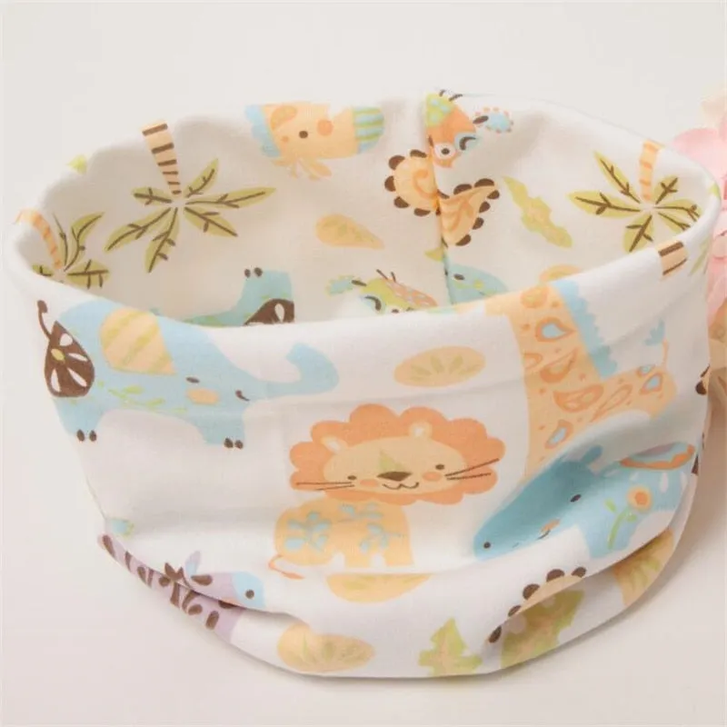 Autumn Kids Scarf Cotton Baby Scarf Winter Spring Boys Girls Scarves Infant Neck Ring Collar Children Neckerchief