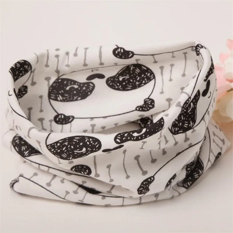 Autumn Kids Scarf Cotton Baby Scarf Winter Spring Boys Girls Scarves Infant Neck Ring Collar Children Neckerchief