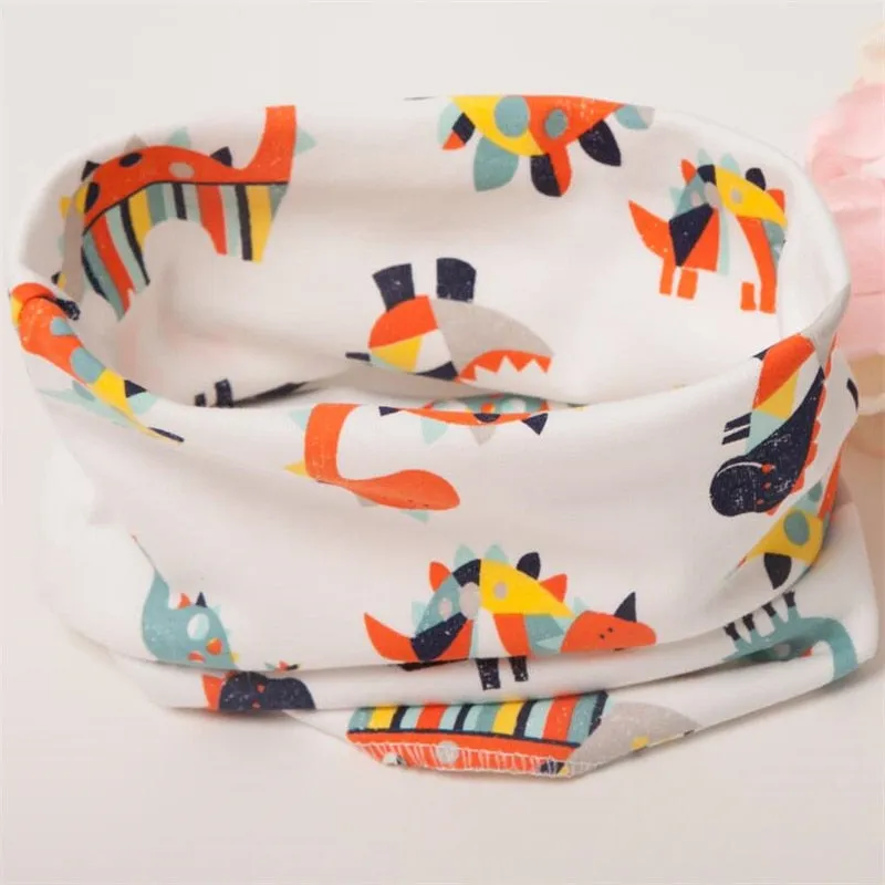 Autumn Kids Scarf Cotton Baby Scarf Winter Spring Boys Girls Scarves Infant Neck Ring Collar Children Neckerchief