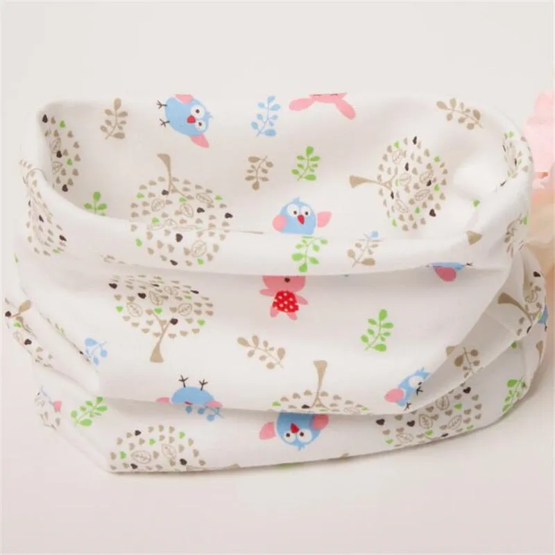 Autumn Kids Scarf Cotton Baby Scarf Winter Spring Boys Girls Scarves Infant Neck Ring Collar Children Neckerchief