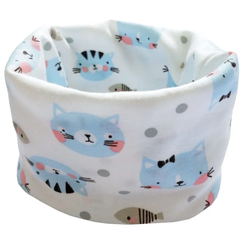 Autumn Kids Scarf Cotton Baby Scarf Winter Spring Boys Girls Scarves Infant Neck Ring Collar Children Neckerchief