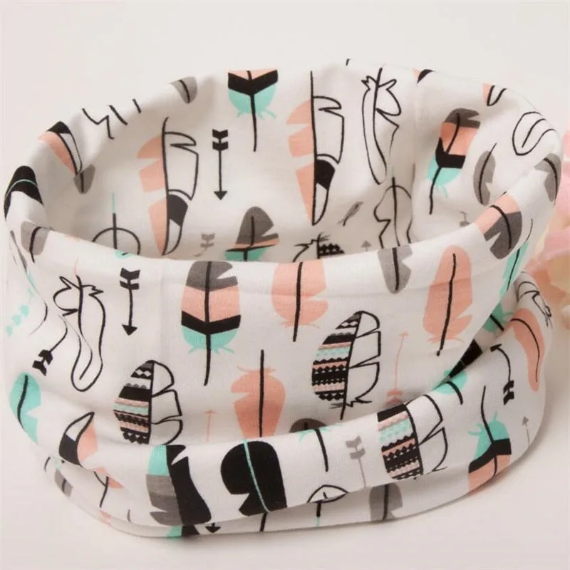 Autumn Kids Scarf Cotton Baby Scarf Winter Spring Boys Girls Scarves Infant Neck Ring Collar Children Neckerchief