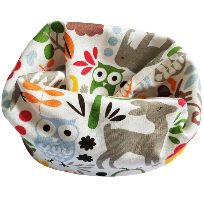 Autumn Kids Scarf Cotton Baby Scarf Winter Spring Boys Girls Scarves Infant Neck Ring Collar Children Neckerchief