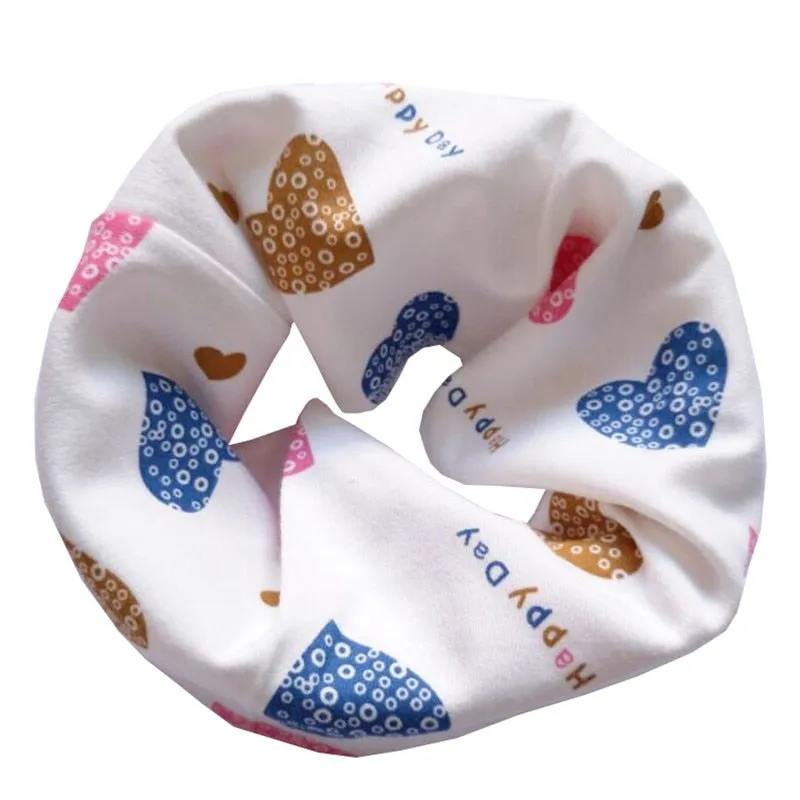 Autumn Kids Scarf Cotton Baby Scarf Winter Spring Boys Girls Scarves Infant Neck Ring Collar Children Neckerchief