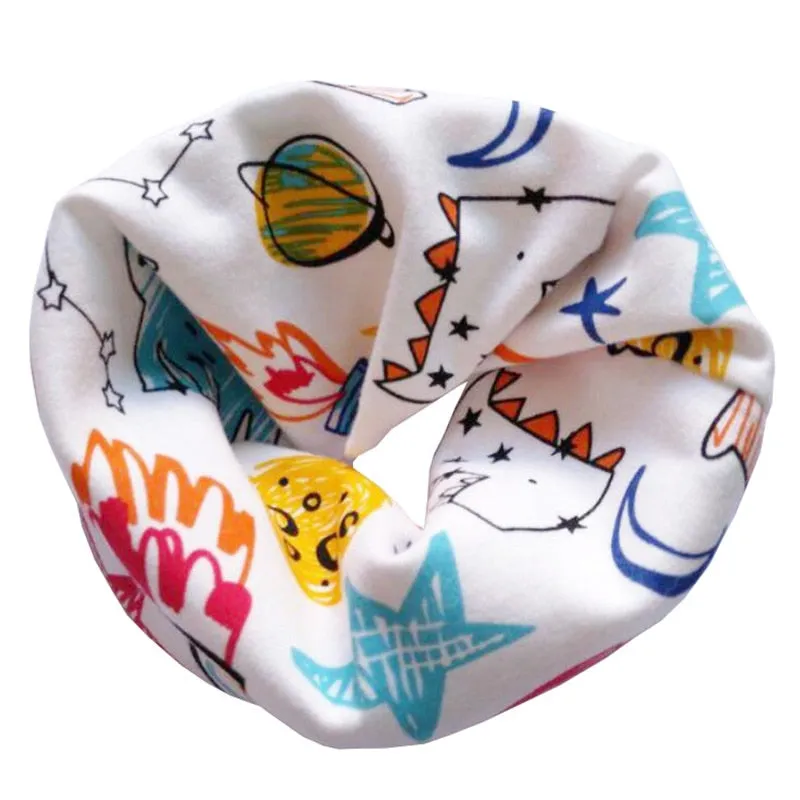 Autumn Kids Scarf Cotton Baby Scarf Winter Spring Boys Girls Scarves Infant Neck Ring Collar Children Neckerchief