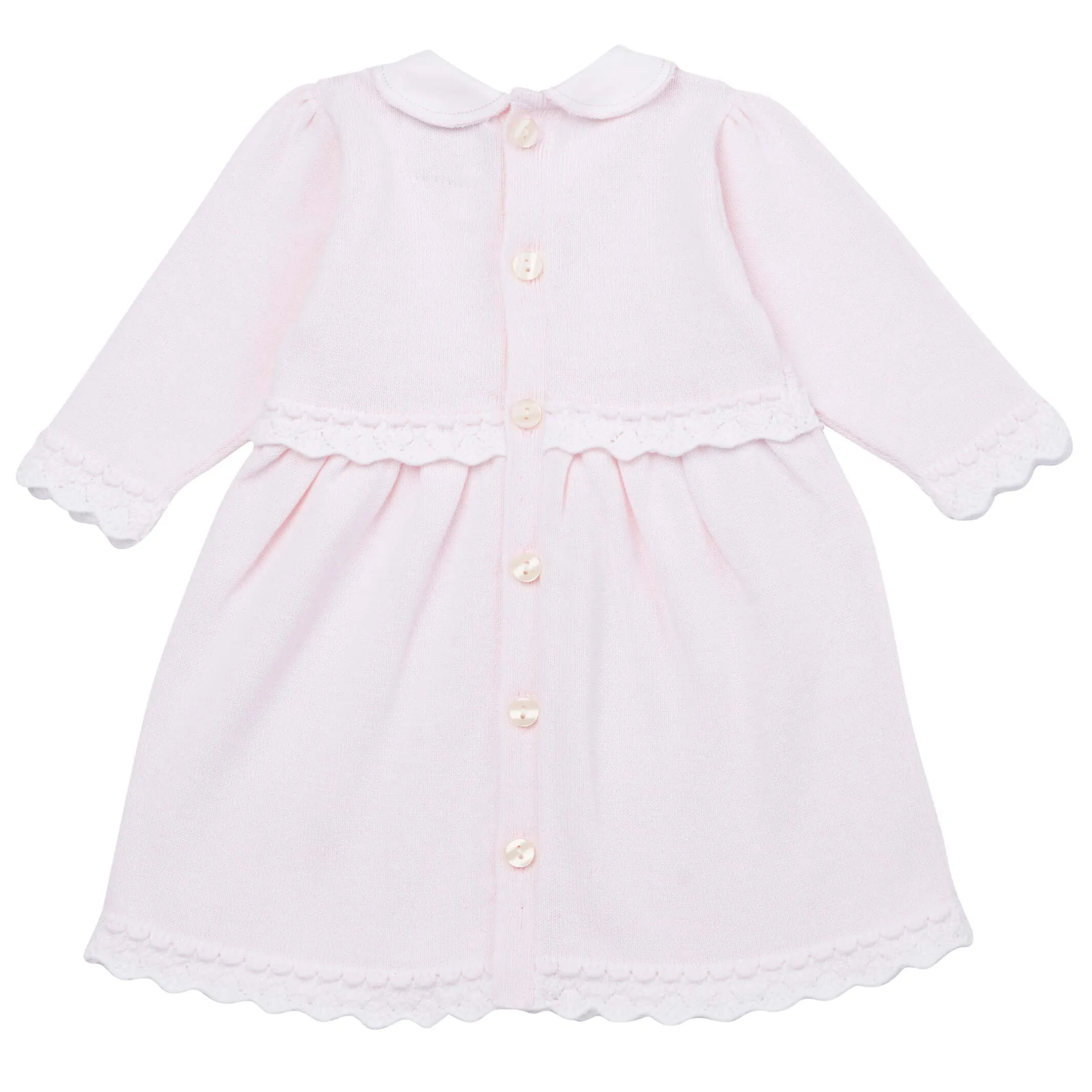 Baby Girls Pink Dress & Tights