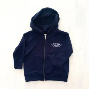 BABY ZIP-UP HOODIE with SURF DIVA SURF SHOP (navy)