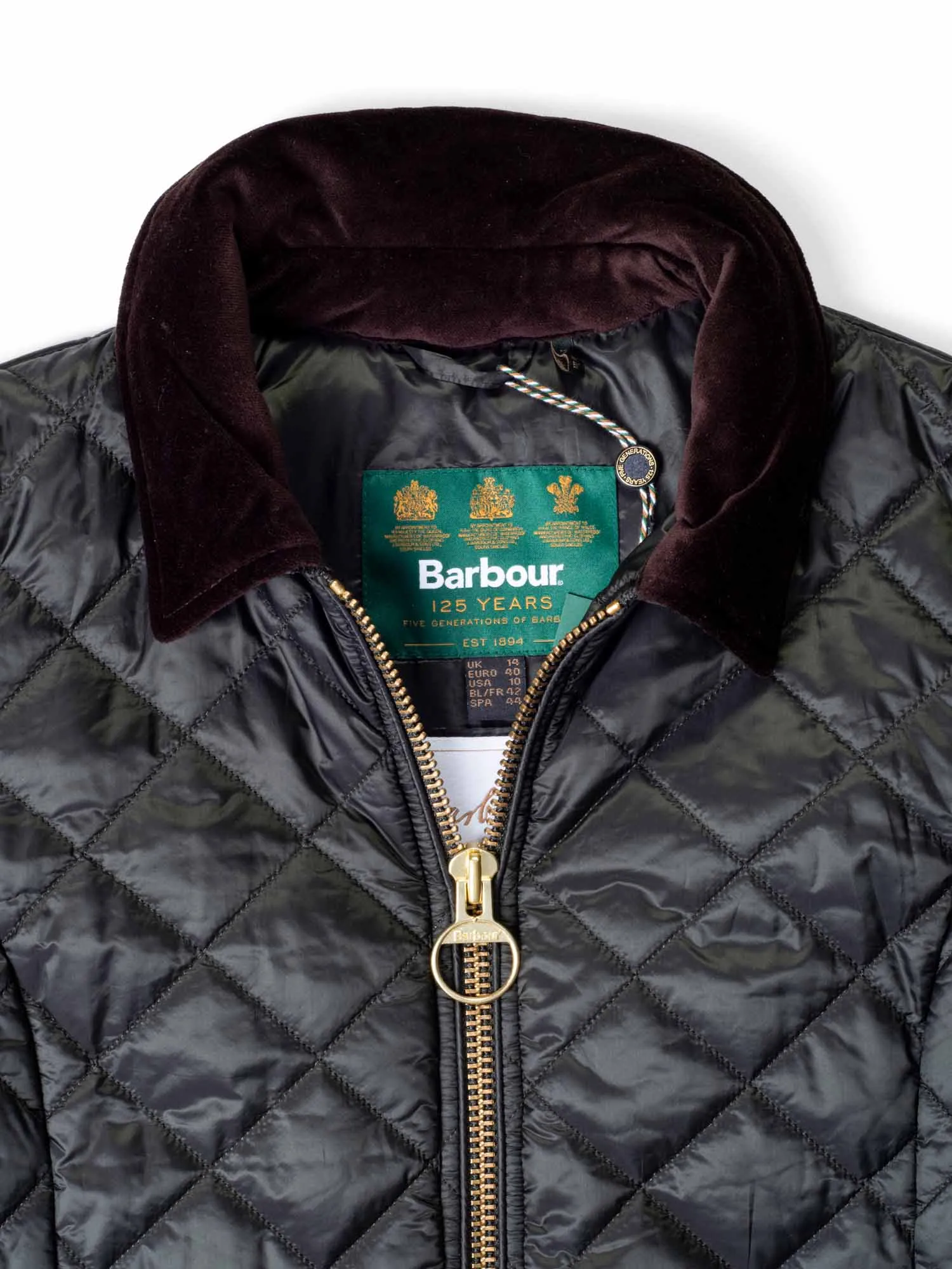 Barbour Icons Liddesdale Quilted Coat Green