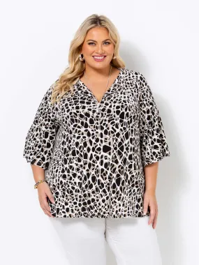 Bedrock Floaty Sleeve Top