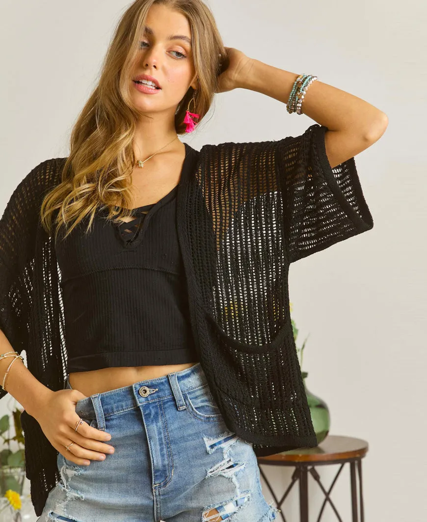 Black Kylee Cardigan