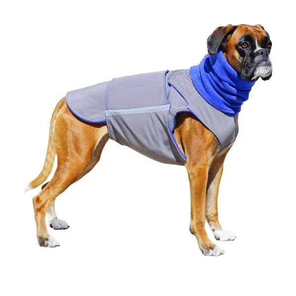 BOXER SOFTSHELL DOG COAT   NECK WARMER / MADE TO ORDER