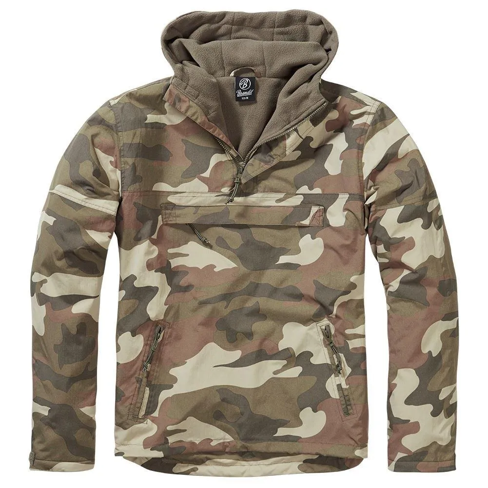 Brandit Men's Windbreaker 3001 Hooded Top Tactical Army Military Combat Fishing