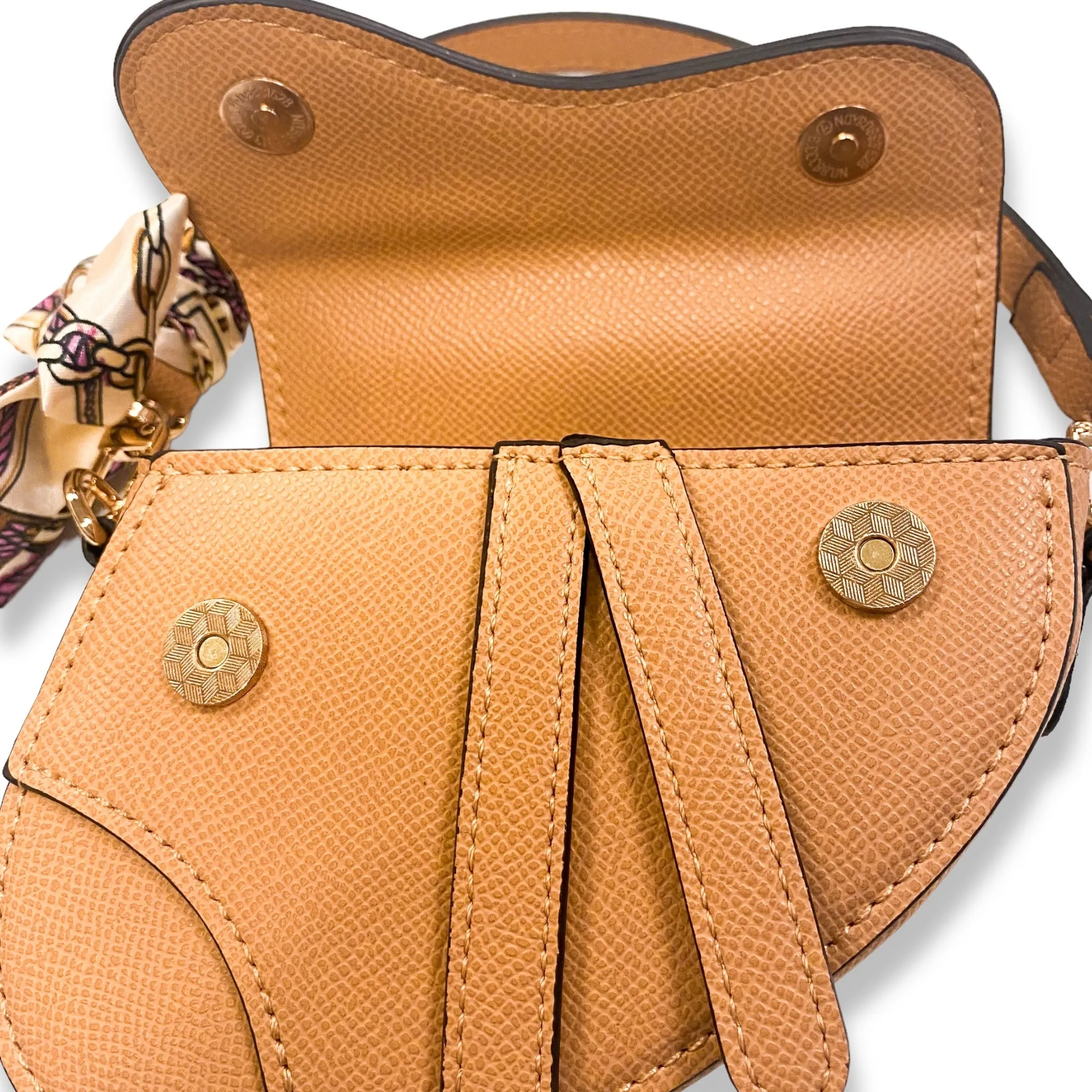 Brown Saddle Purse