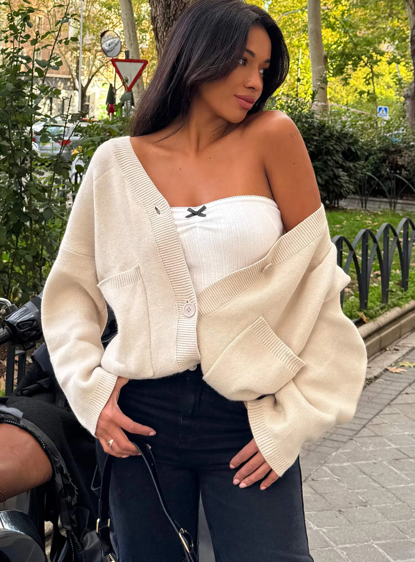 Burke Cardigan Cream