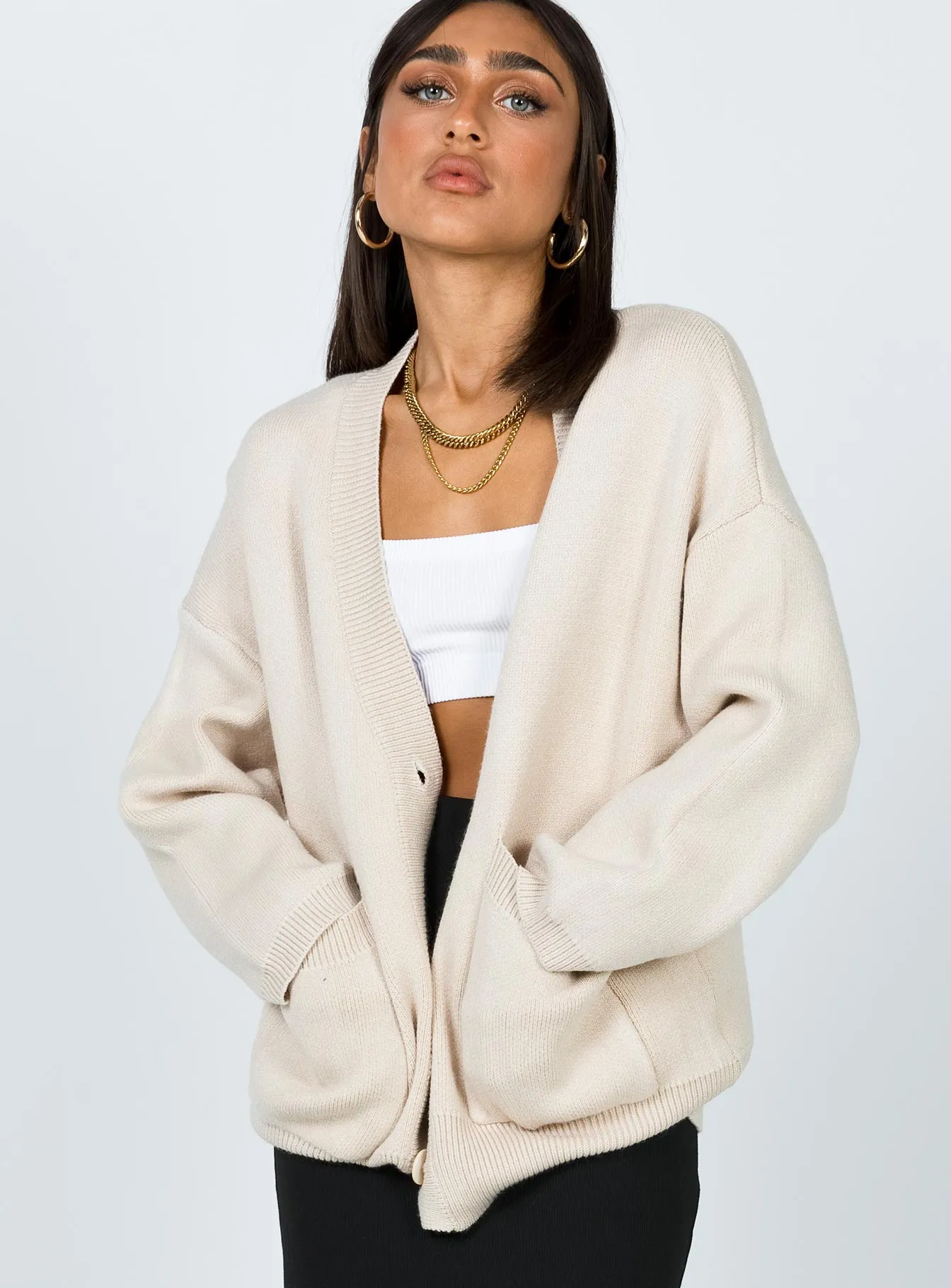 Burke Cardigan Cream