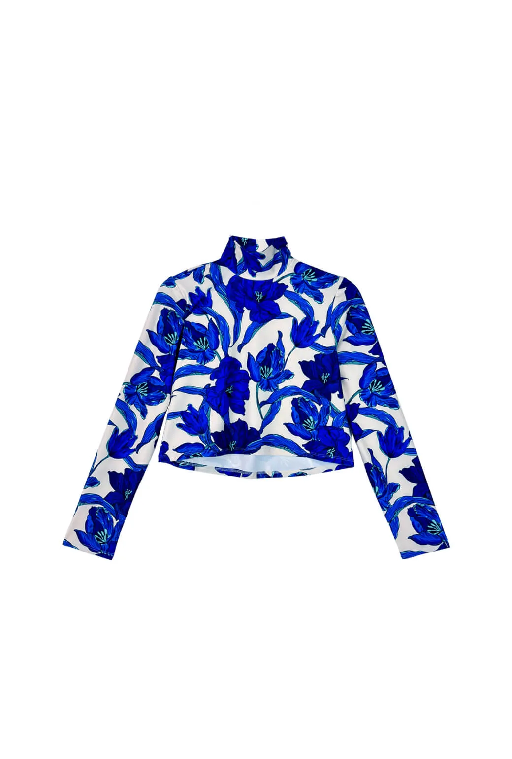 Buru x Pencil & Paper Co. Boxy Rashguard - Cobalt Fleur