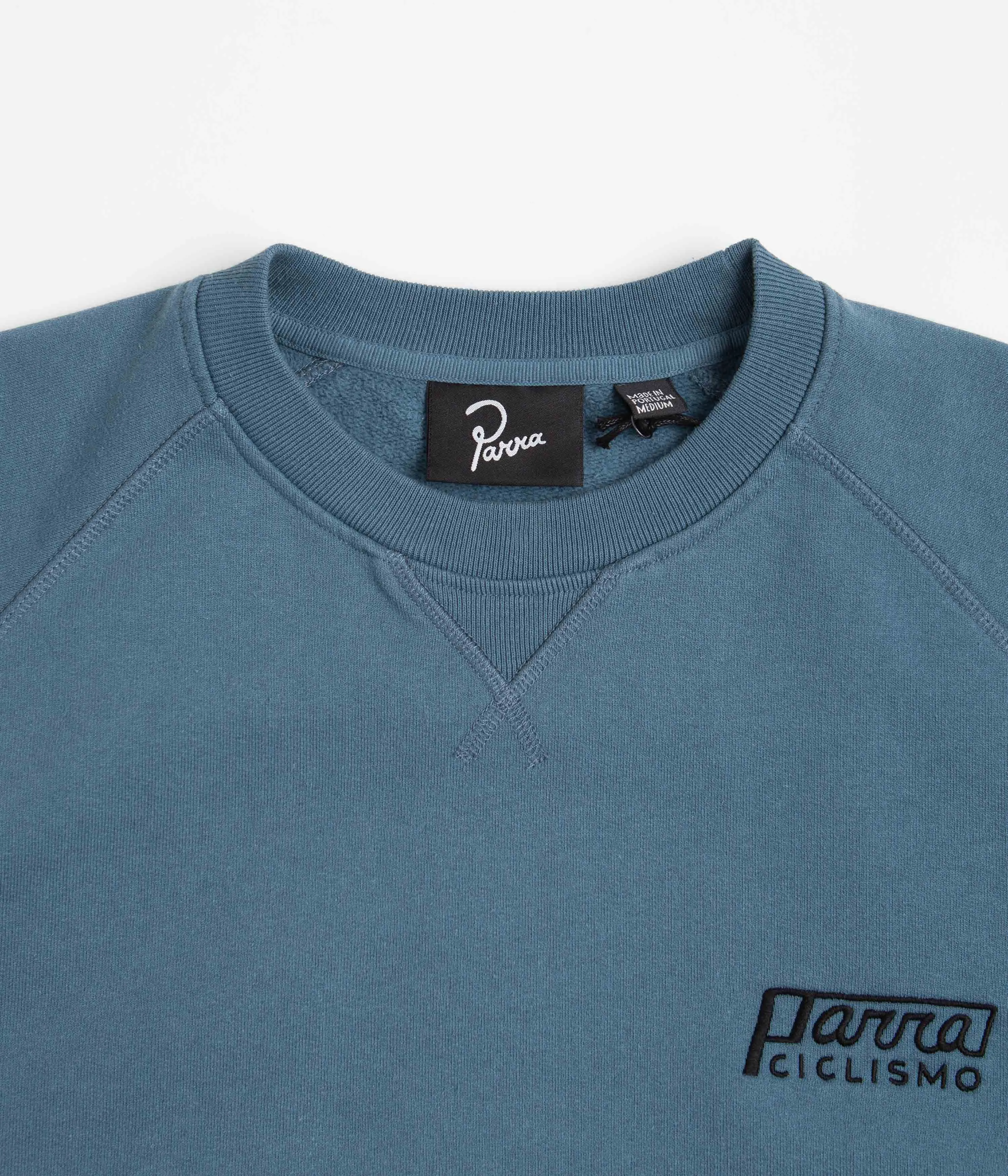 by Parra Ciclismo Crewneck Sweatshirt - Teal