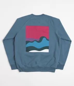 by Parra Ciclismo Crewneck Sweatshirt - Teal