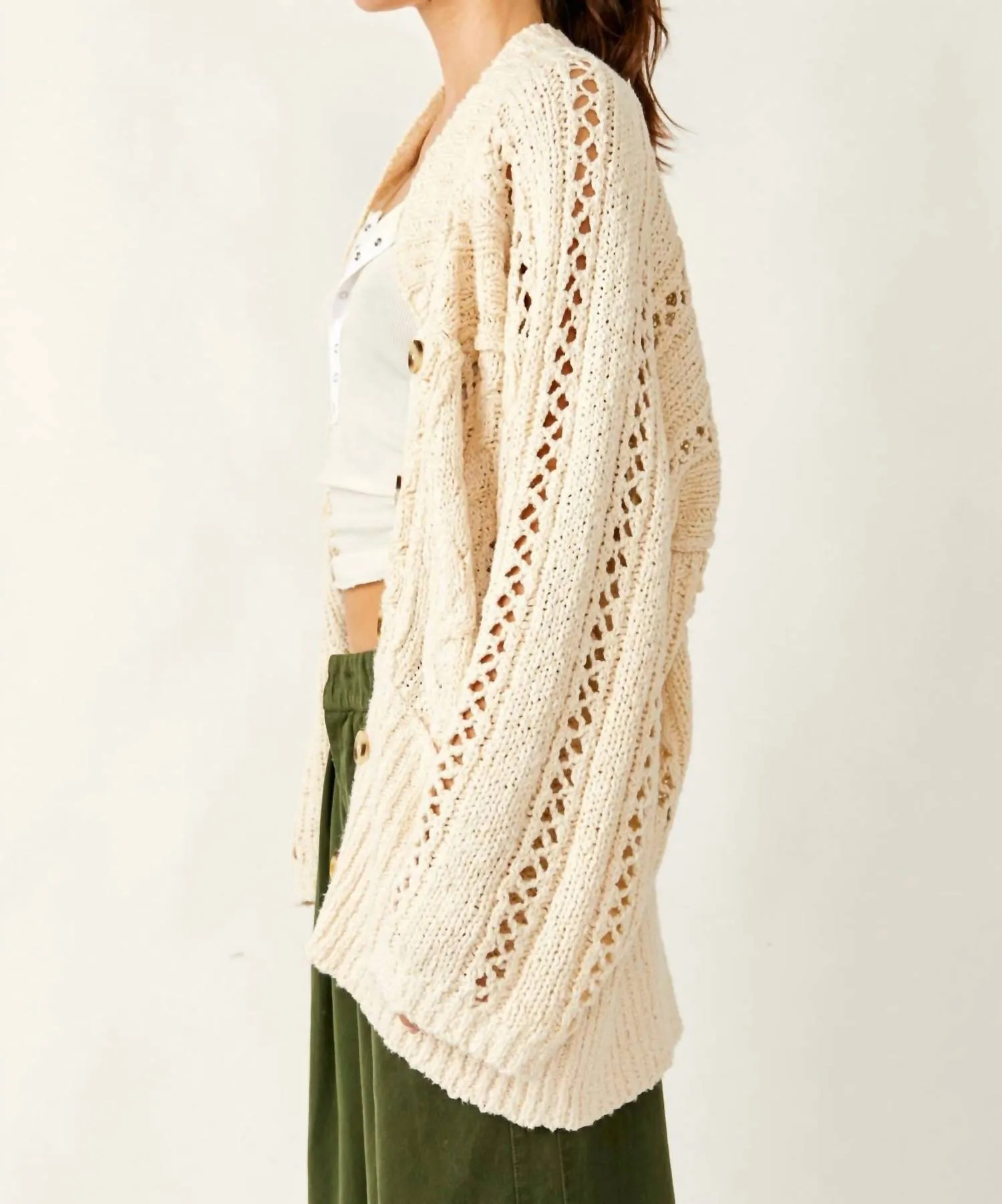 Cable Cardigan