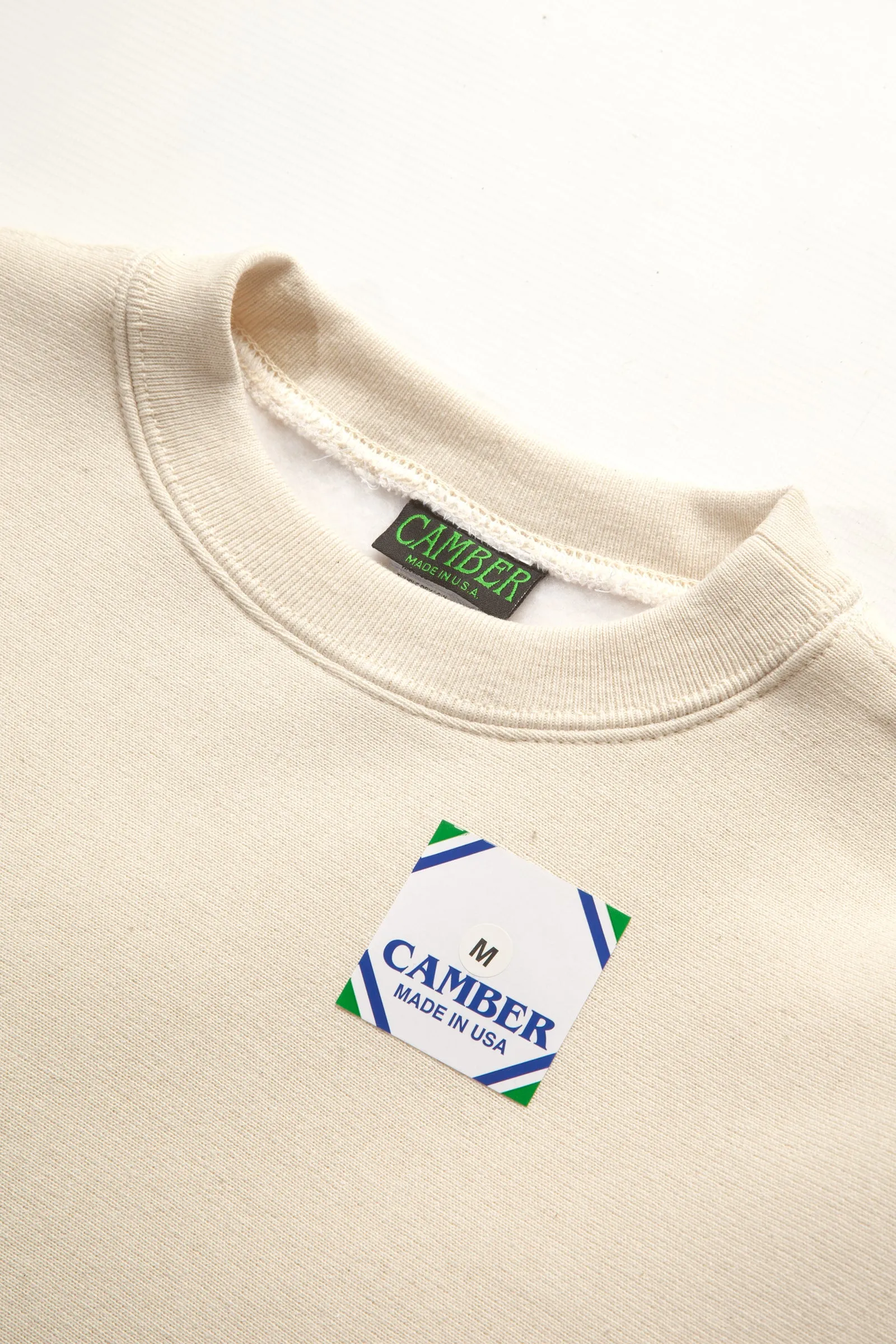 Camber USA - 234 12oz Crewneck - Natural