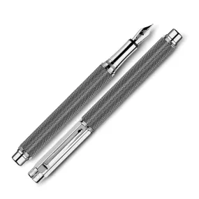 Caran d'Ache Varius Ivanhoe Silver Plated Fountain Pen