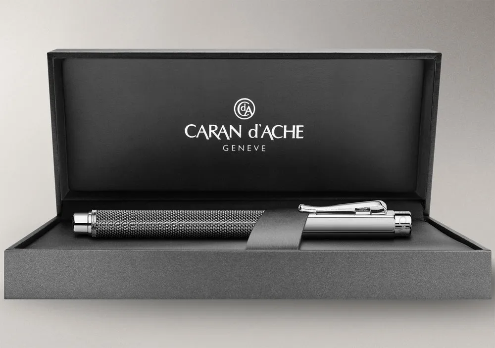 Caran d'Ache Varius Ivanhoe Silver Plated Fountain Pen