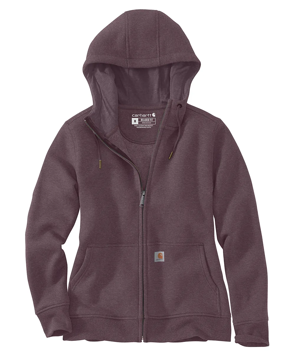 Carhartt Women’s Clarksburg Full-Zip Hoodie - Blackberry Heather