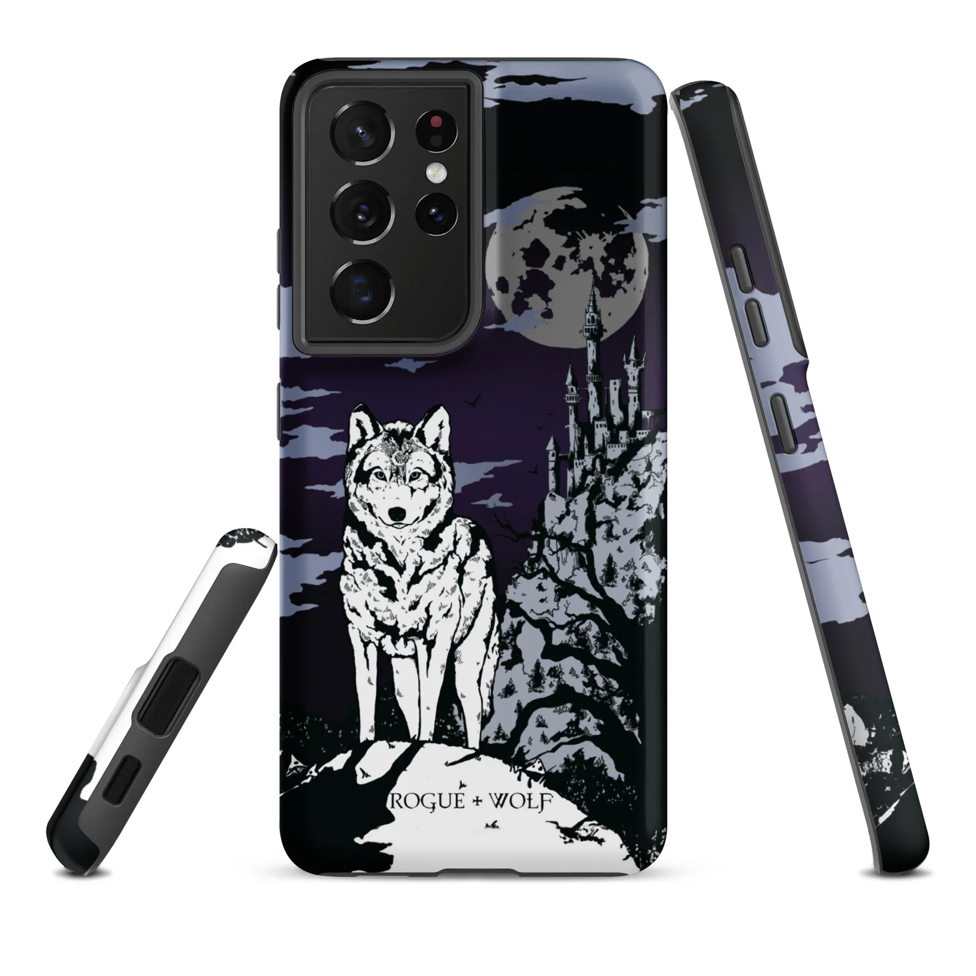 Castle Whitewolf Tough Phone Case for Samsung - Witchy Goth Anti-scratch Shockproof Accessories Cover