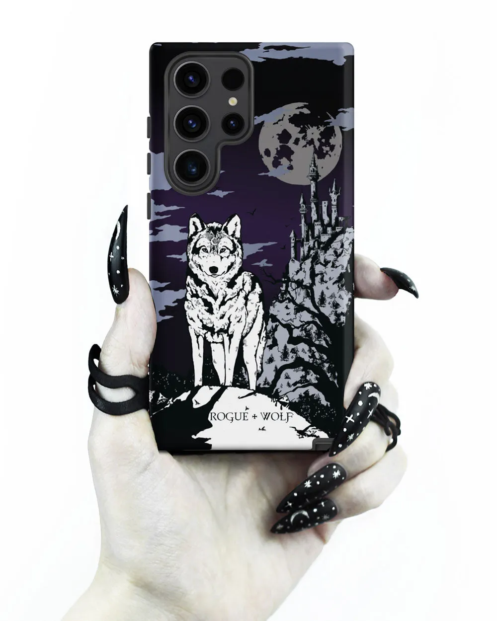 Castle Whitewolf Tough Phone Case for Samsung - Witchy Goth Anti-scratch Shockproof Accessories Cover