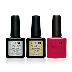 CND - Shellac Combo - Base, Top & Hot Chilis