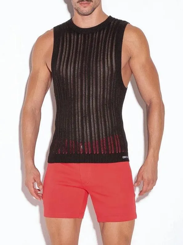 CODE 22 KNITTED STRIPE TANK TOP