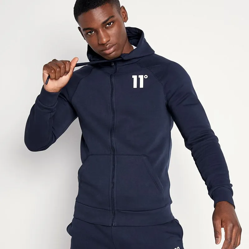 Core Full Zip Hoodie - Navy