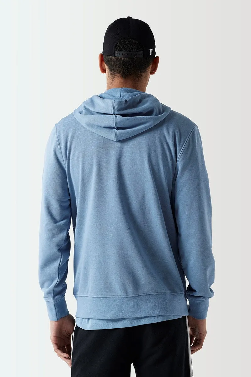 Core Full Zip Hoodie - Shadow Blue