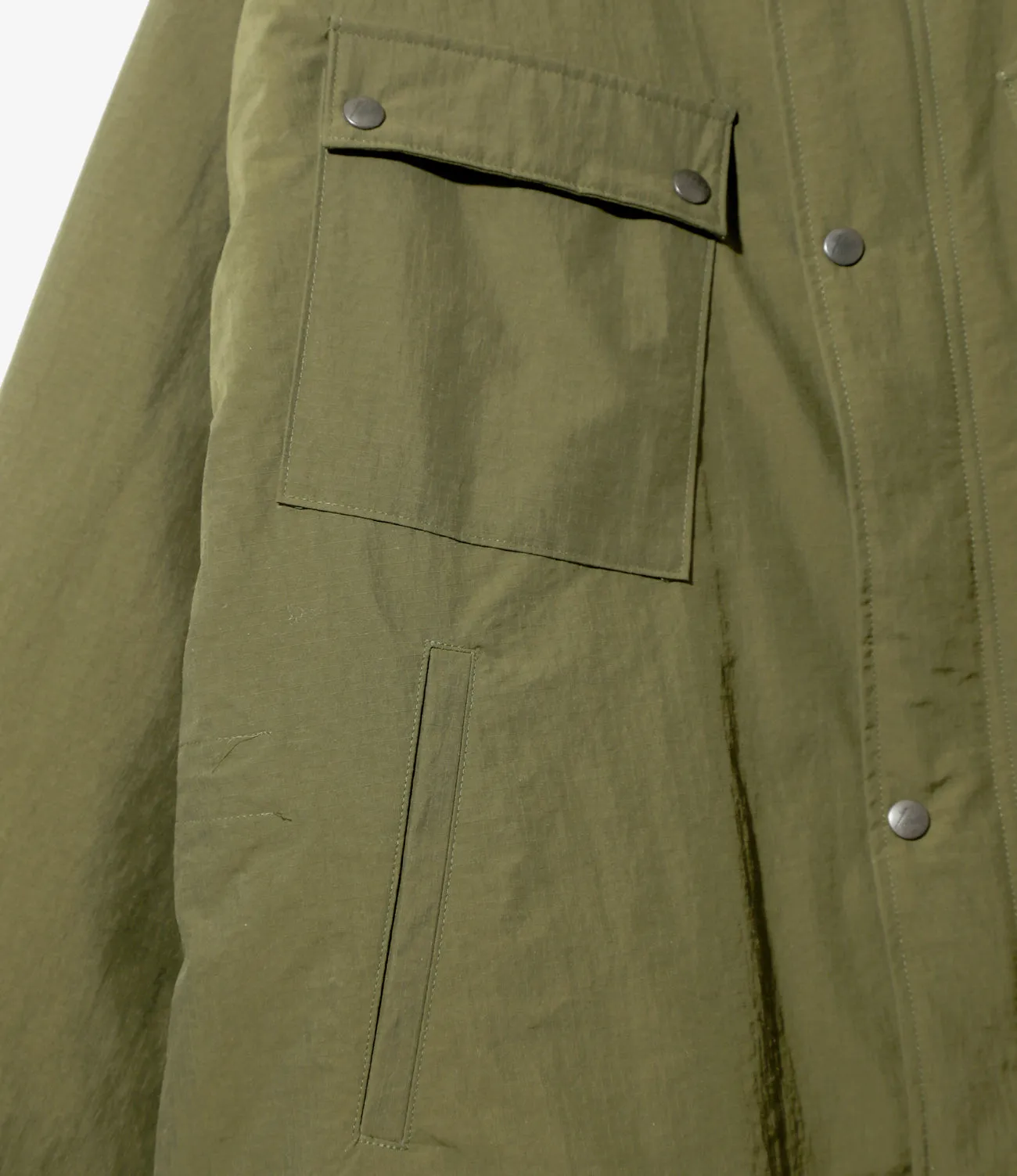 CP Coat – Olive Ripstop Nylon