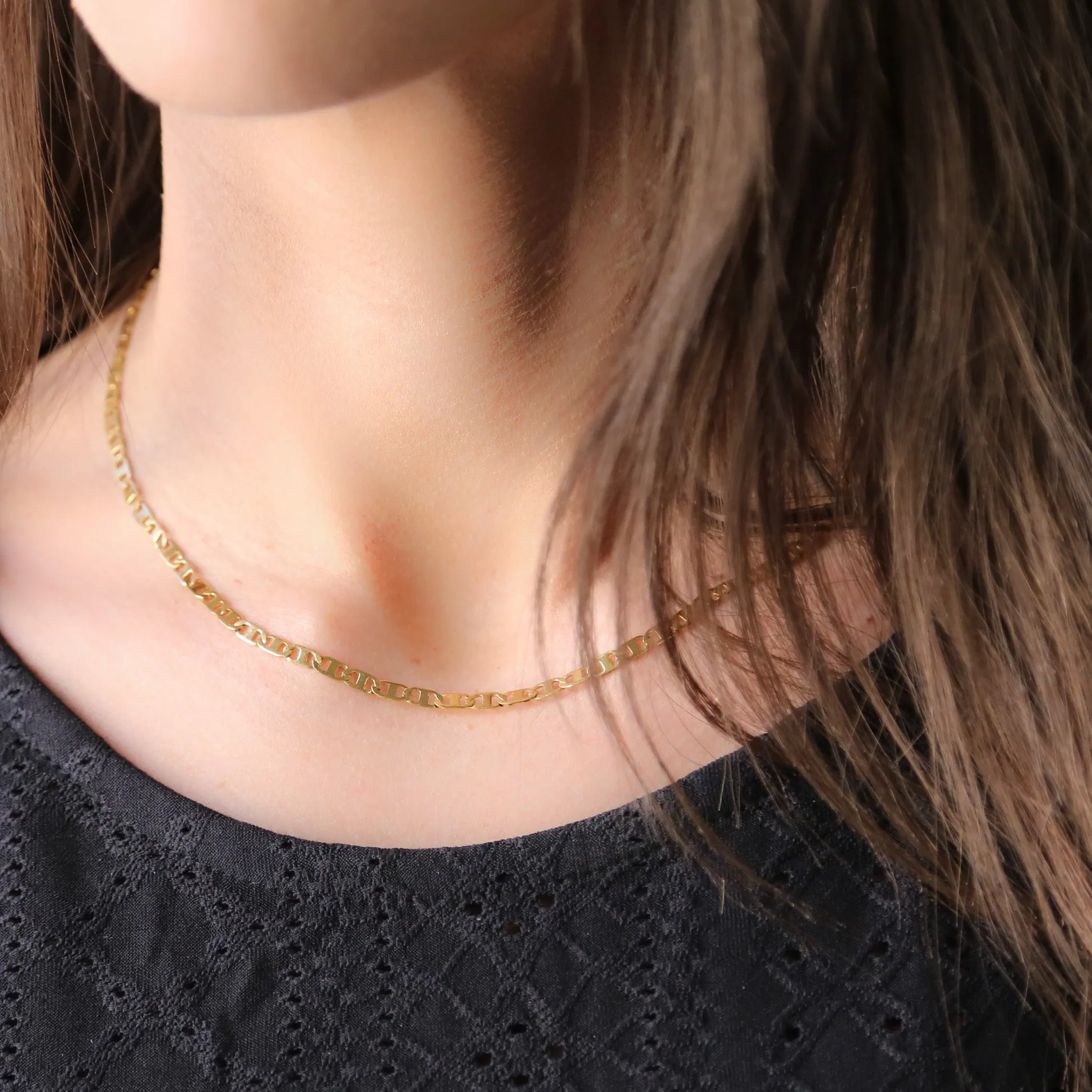 CYPRESS | 18K Gold Necklace | Pop Top chain necklace