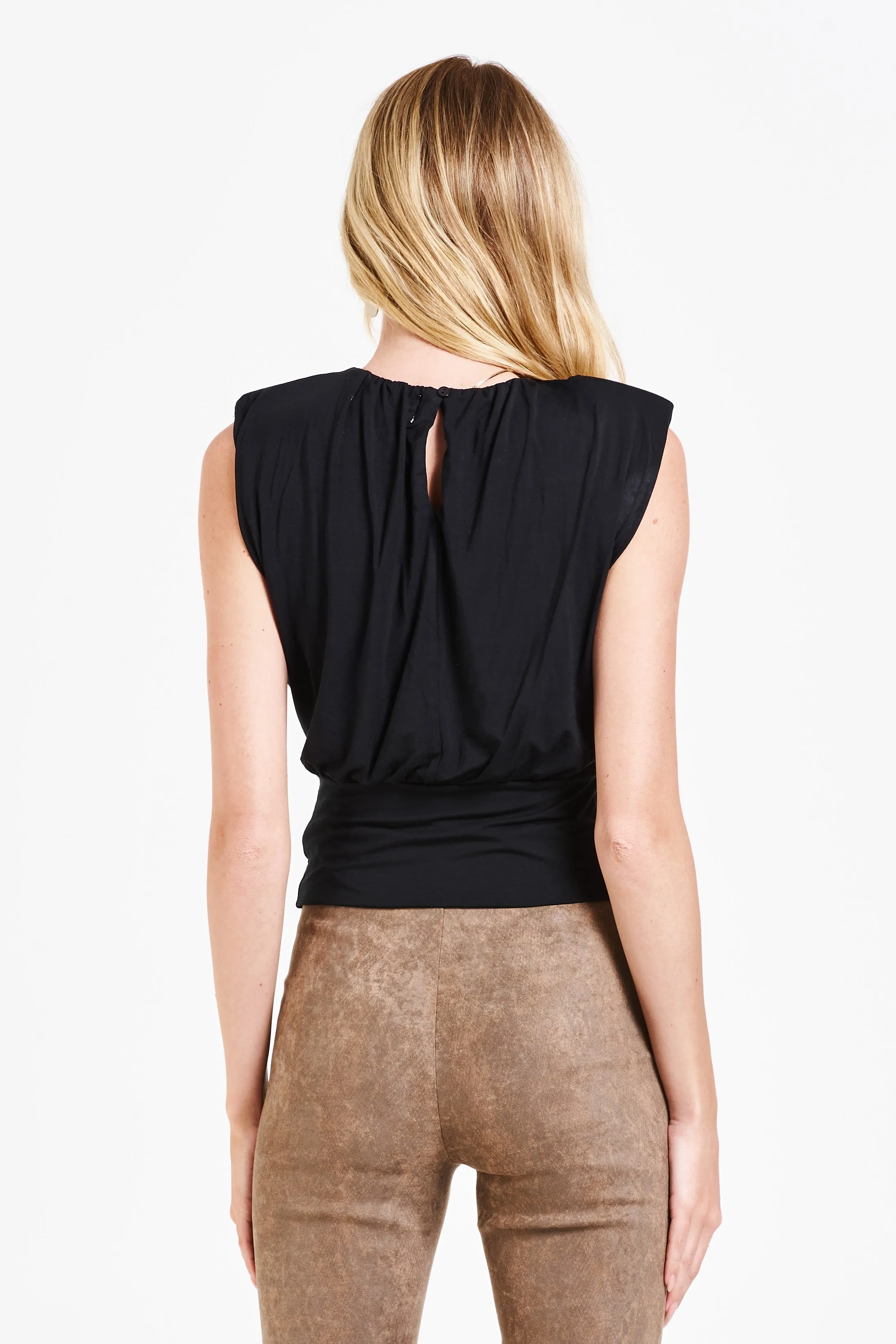 Dear John Nadia Shoulder Pad Top