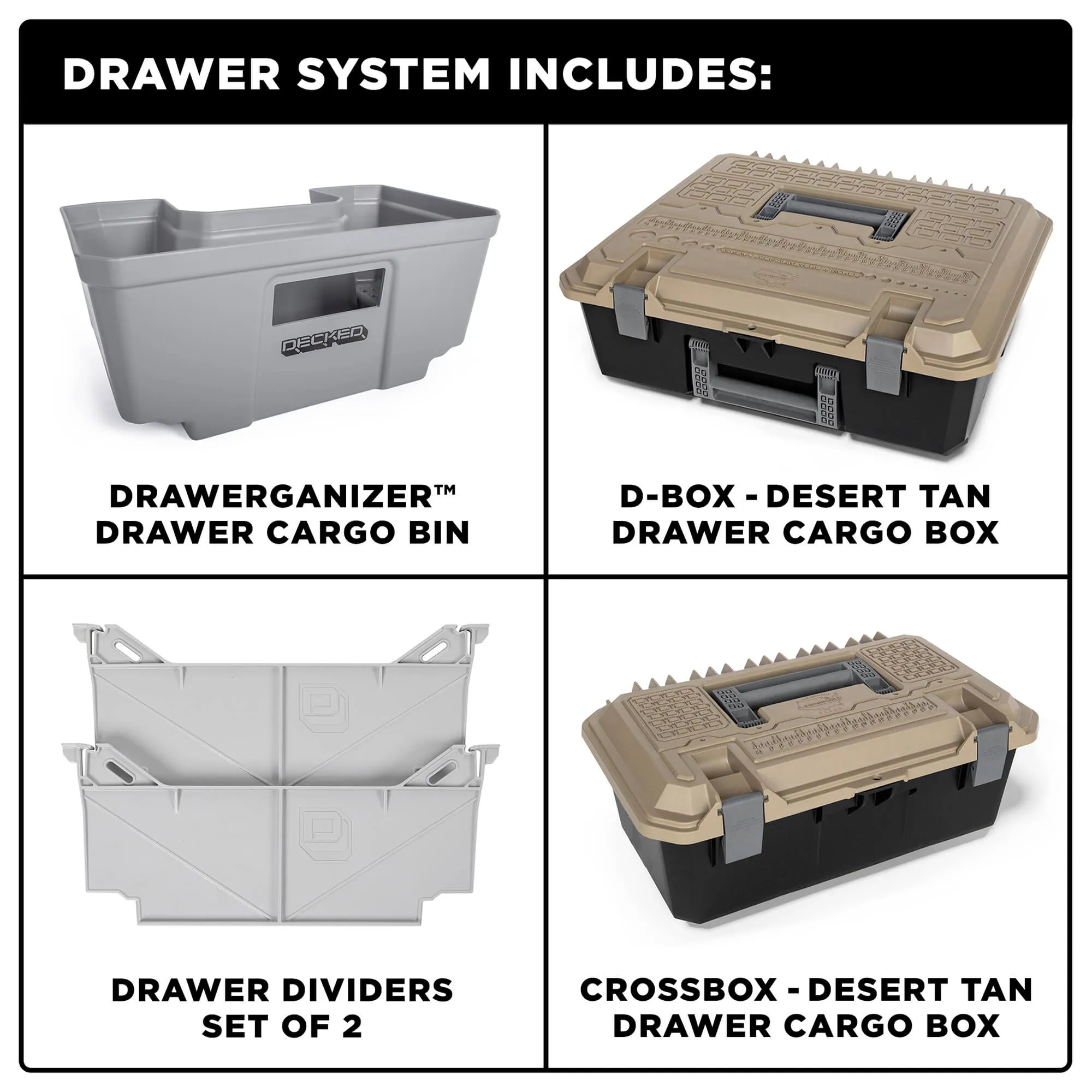 Decked Drawer System For Ford Econoline EXT Cargo Van 1992-2014