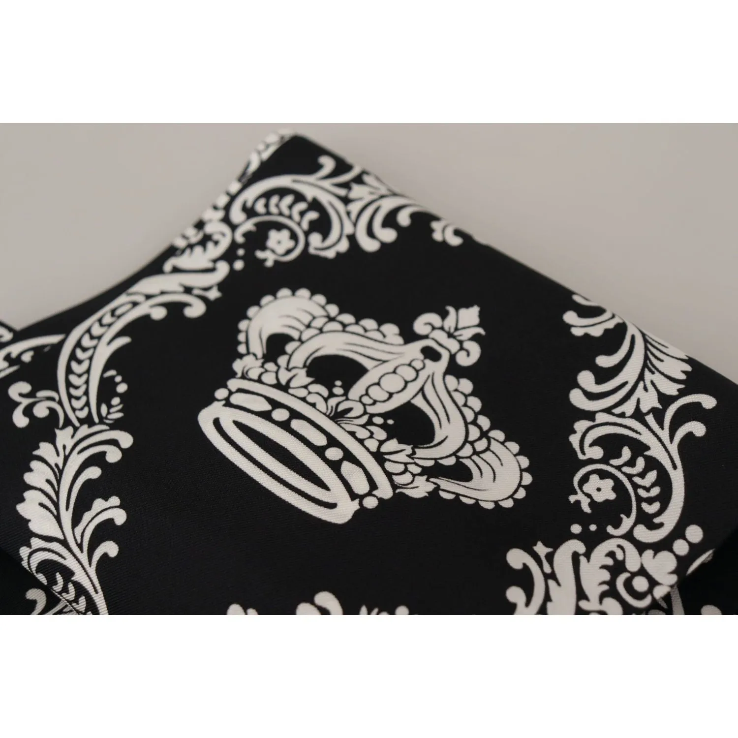 Dolce & Gabbana Regal Crown Silk Men's Scarf