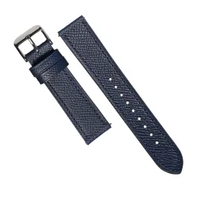 Dress Epsom Leather Strap in Dark Navy